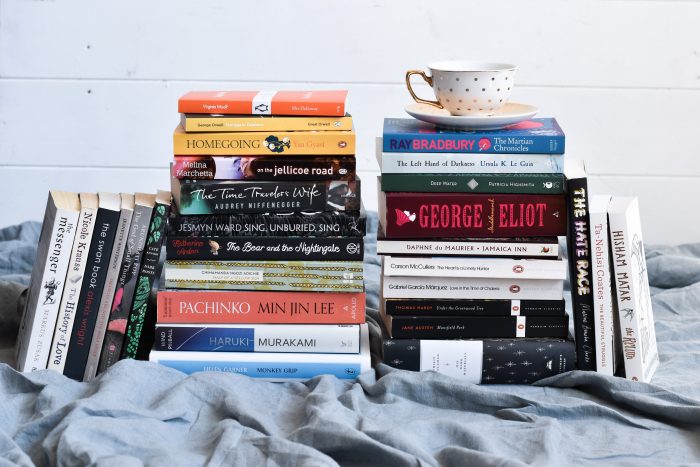 30 Books to Read Before 30. A large stack of 30 books I want to read before I turn 30.