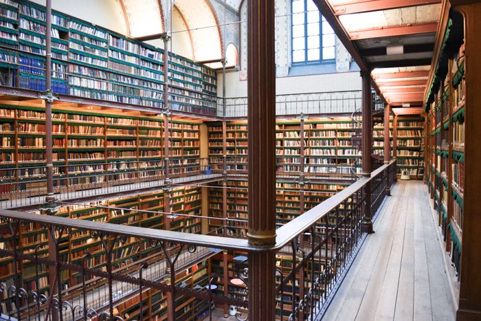 Second photo of Rjksmuseum Library interior