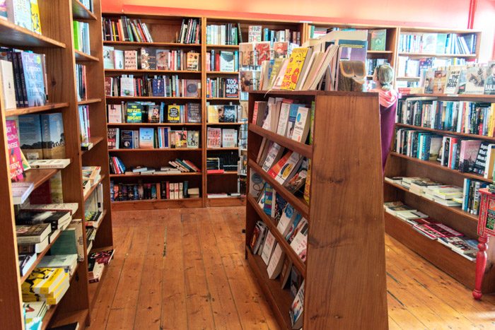 Picture of the interior of Ironbird Bookshop