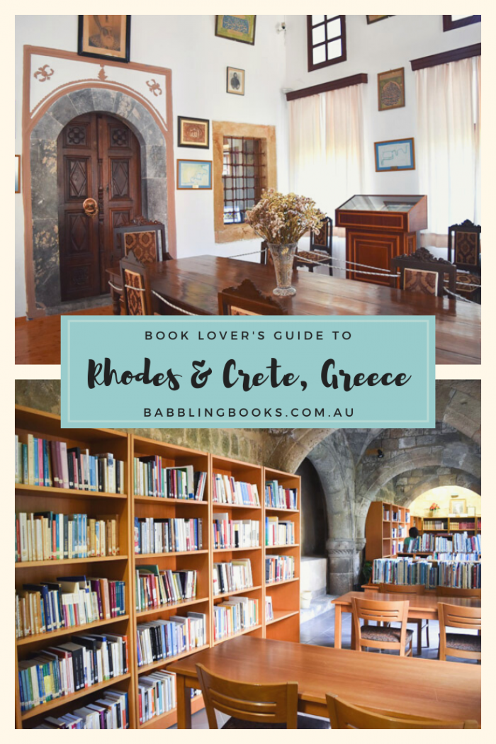 Book Lover's Guide to Greece, Rhodes and Crete